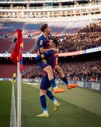 西甲第19轮巴萨主场3-1逆转马竞 奥尔莫进球